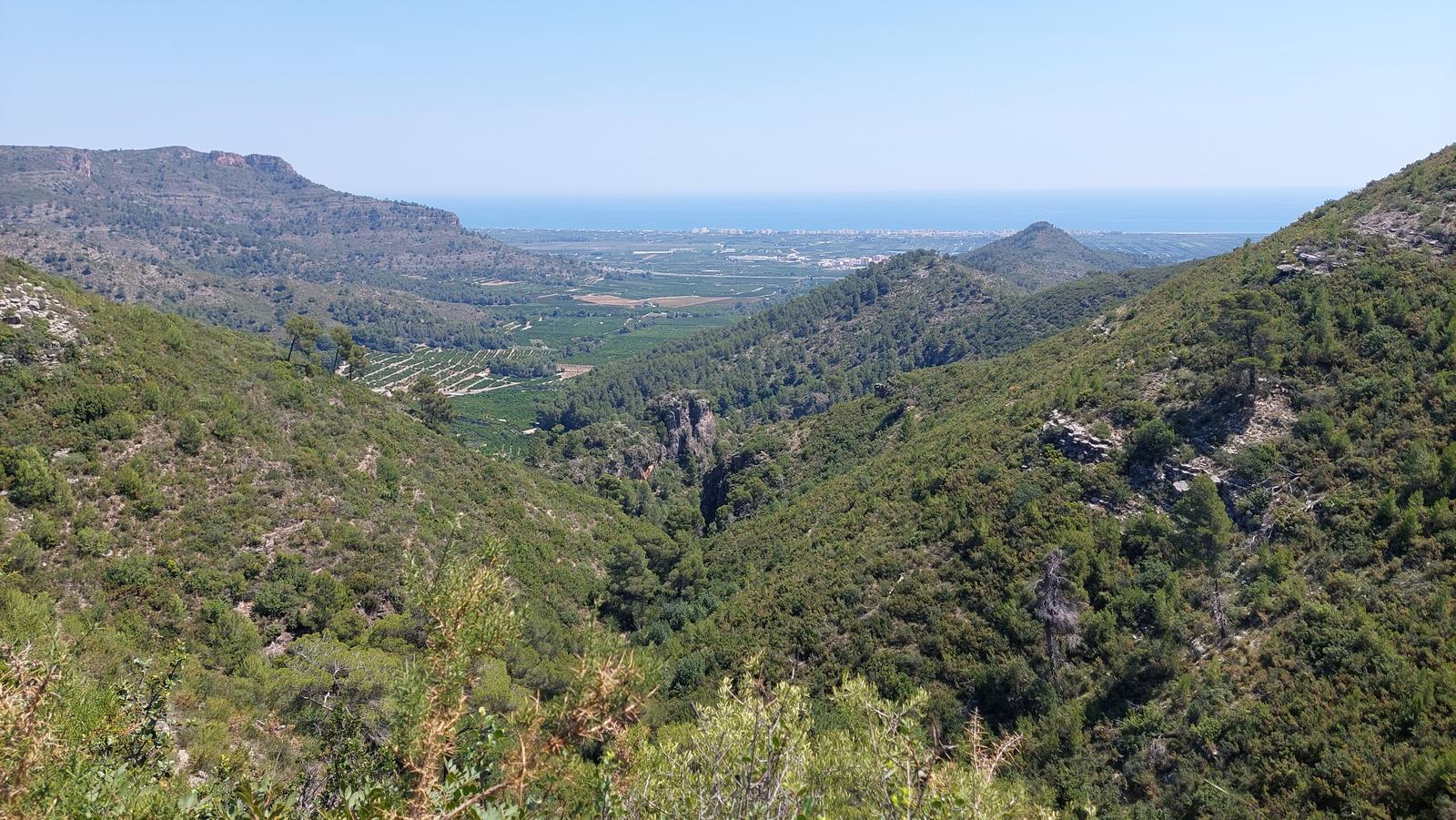 ruta de senderismo en xeresa