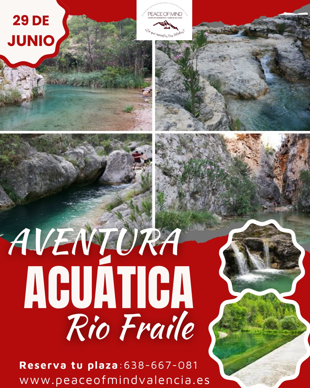 aventura acuática rio fraile