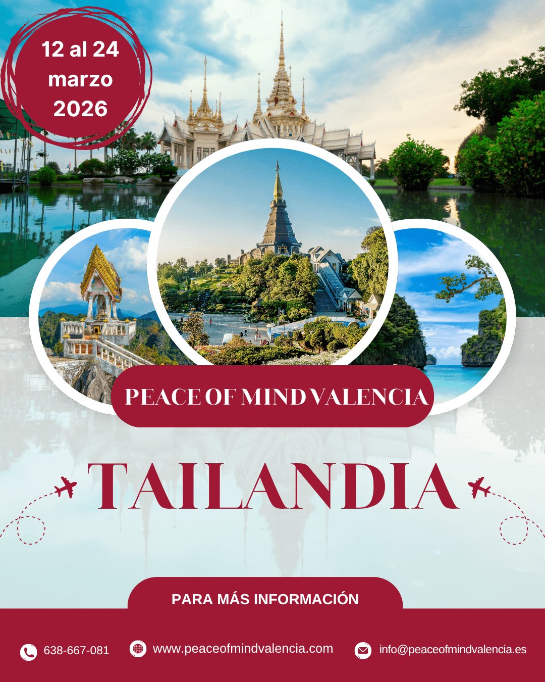 Viaje a Tailandia marzo 2026