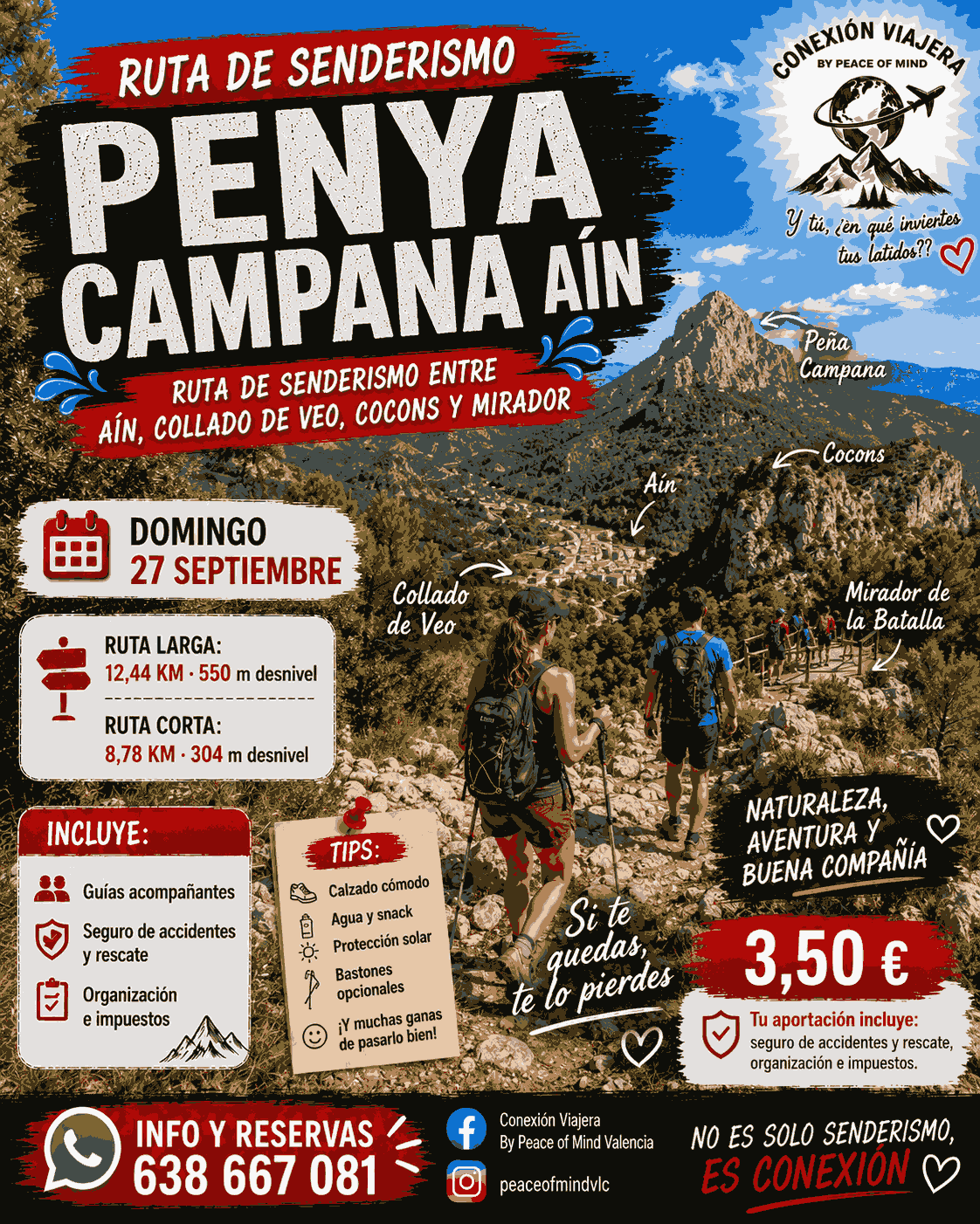 RUTA DE SENDERISMO PENYA CAMPANA AÍN