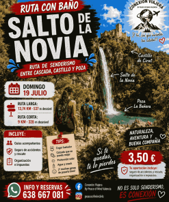 SENDERISMO SALTO DE LA NOVIA