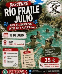 descenso río fraile julio