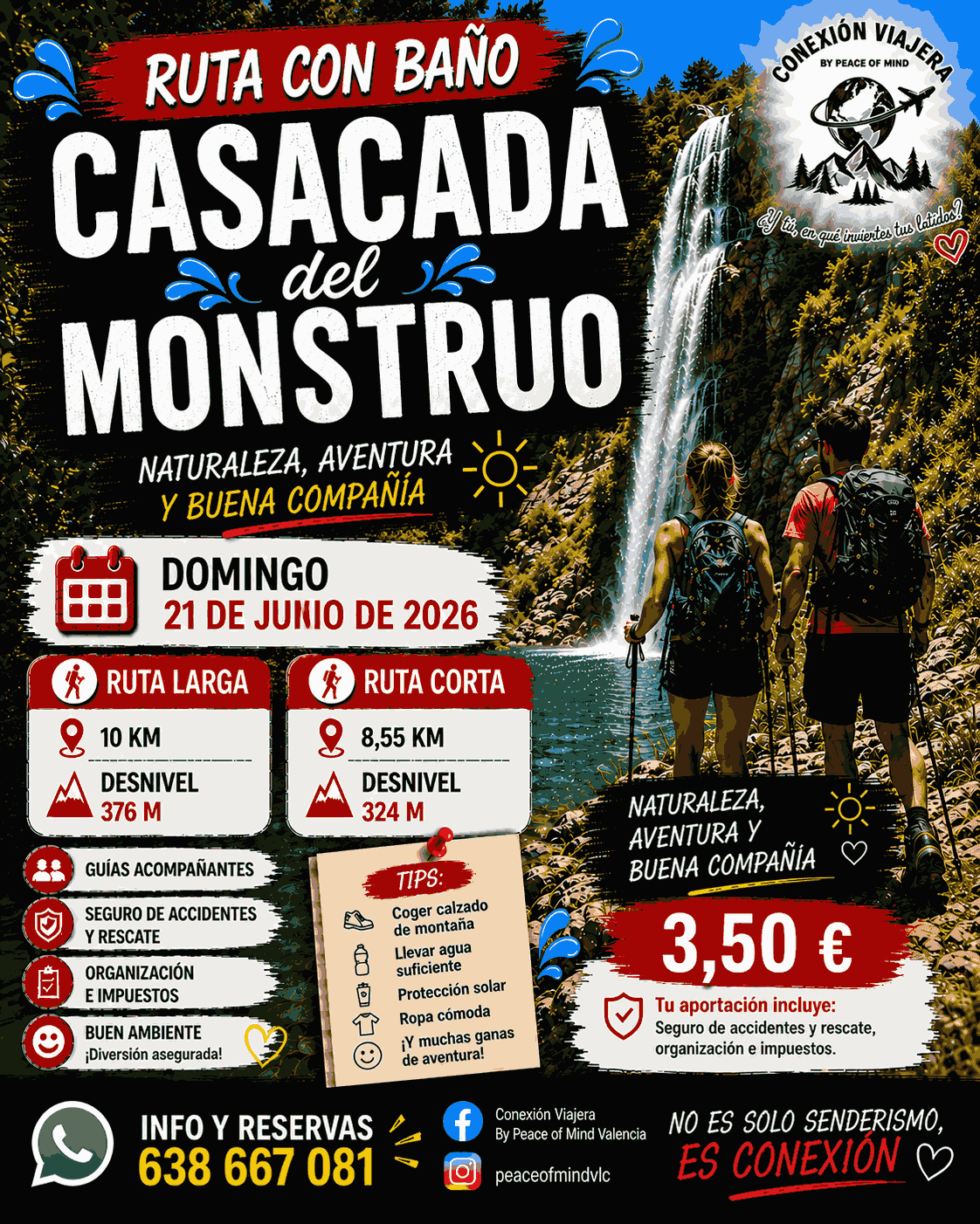 SENDERISMO CASCADA DEL MONSTRUO
