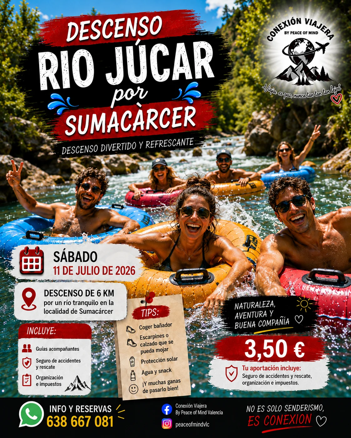 DESCENSO POR SUMACÀRCER 11 JUL