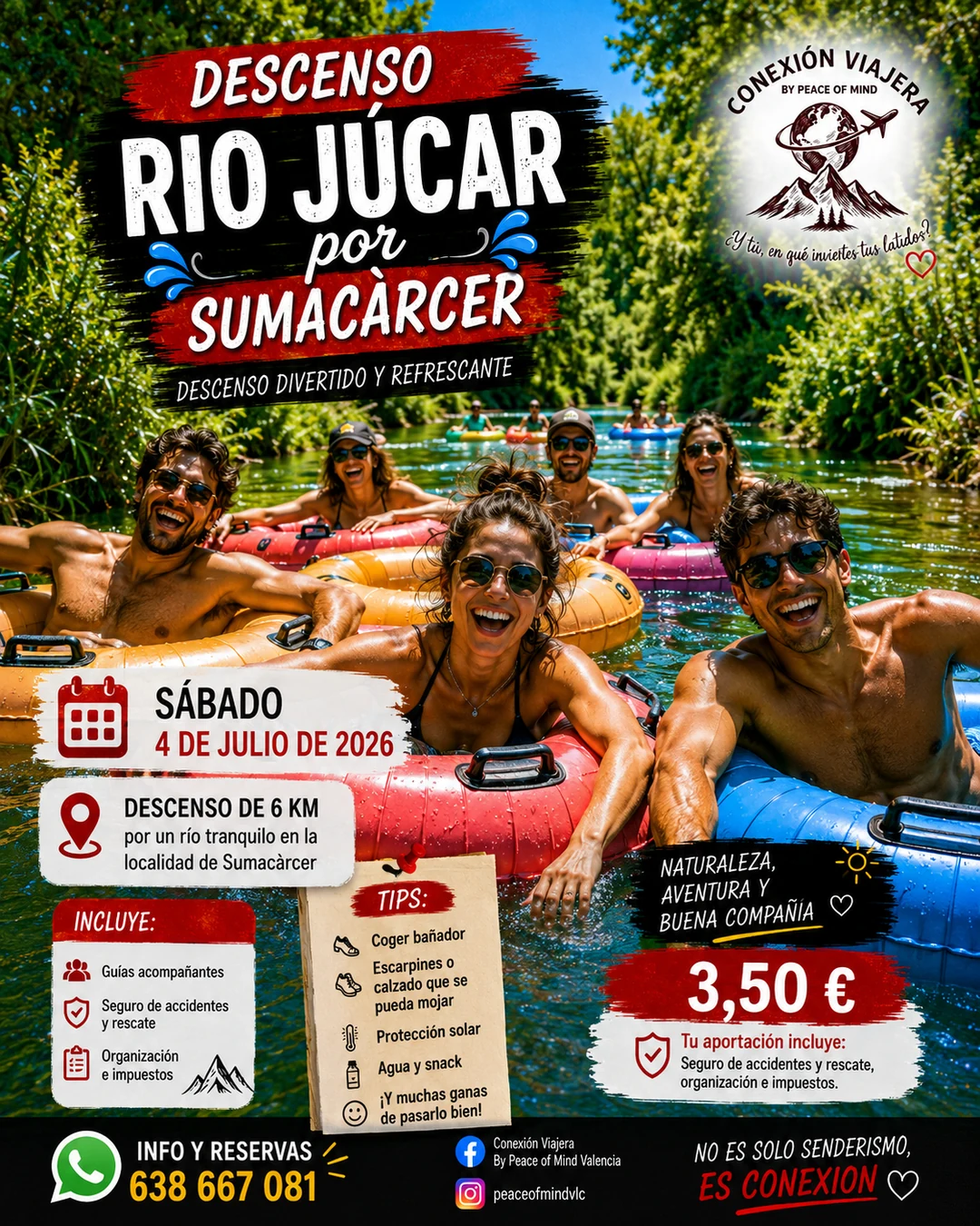 descenso júcar por sumacàrcer
