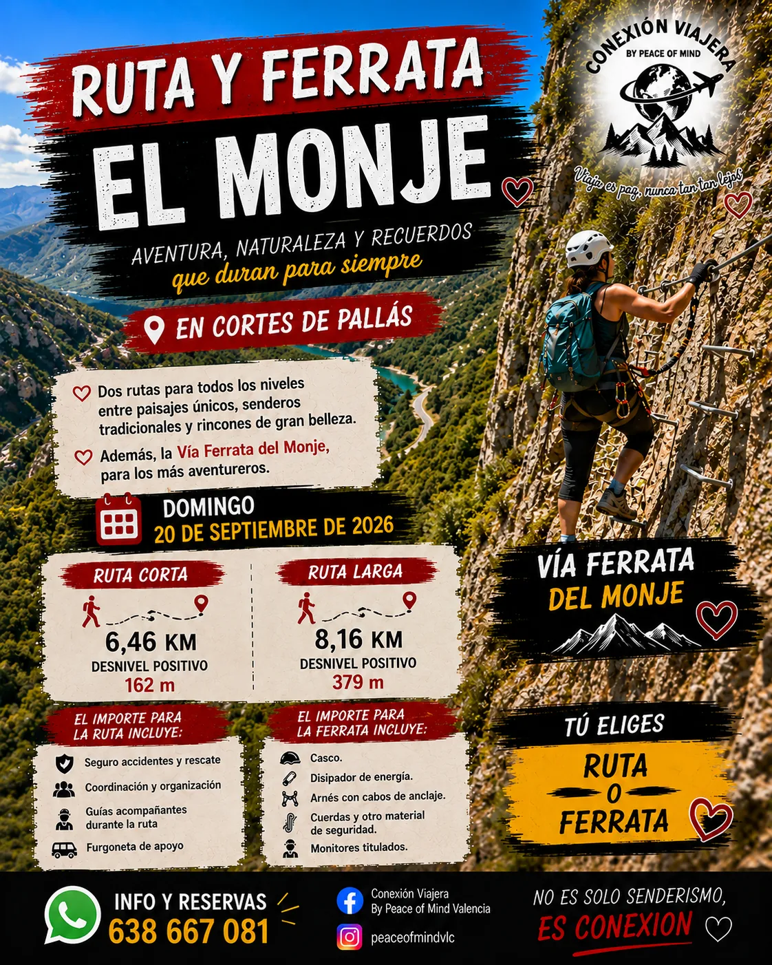 RUTA Y FERRATA EL MONJE