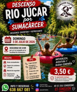 RESERVA DESCENSO JÚCAR POR SUMACÀRCER 5JUL 2026