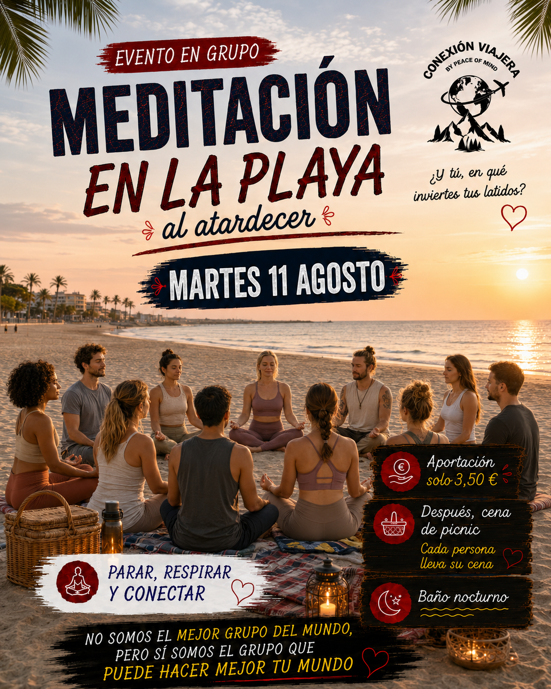 MEDITACION EN LA PLAYA 11 AGOSTO