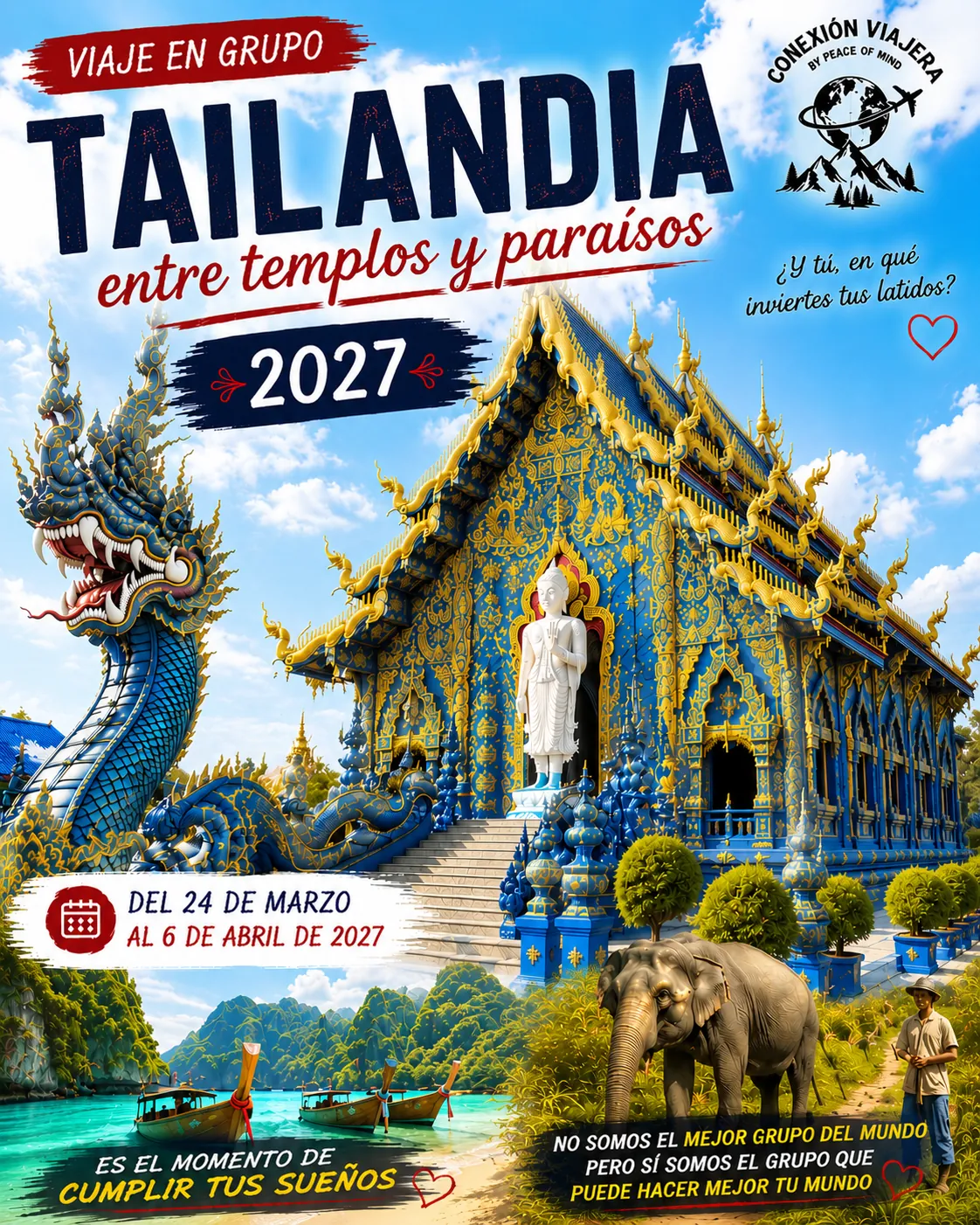 Tailandia entre templos y paraísos 2027