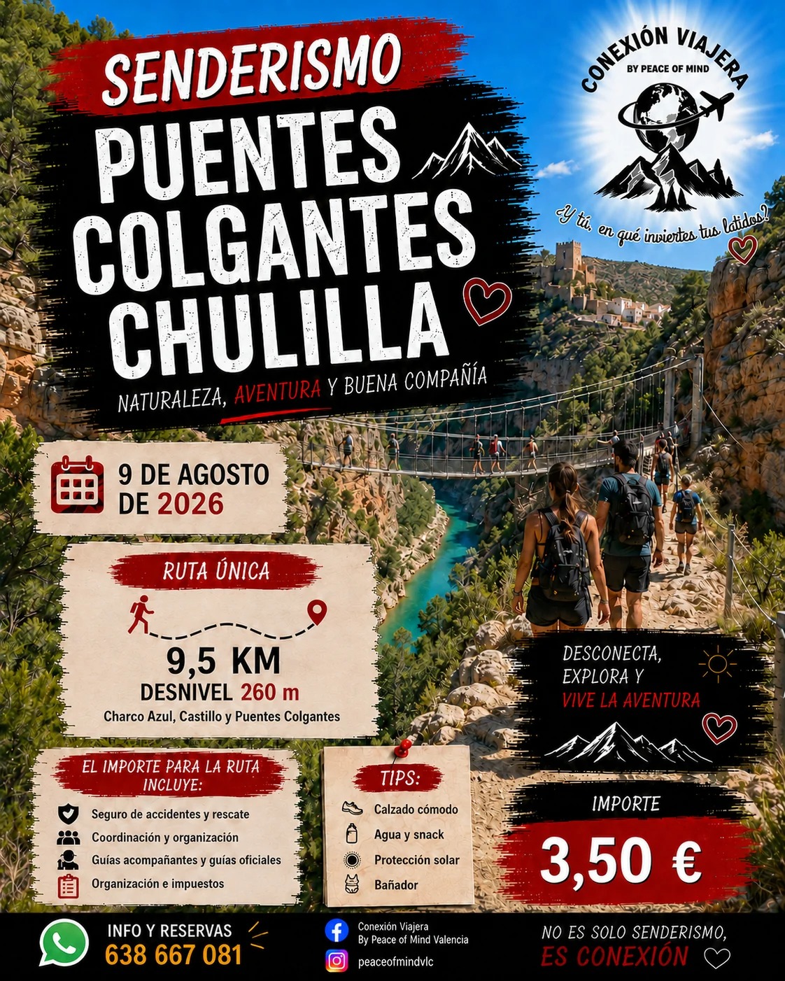 RUTA PUENTES COLGANTES CHULILLA