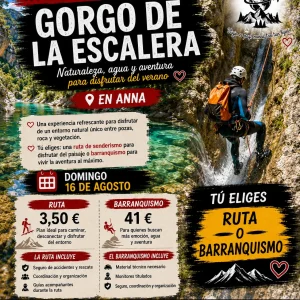 RUTA Y BARRANQUISMO GORGO DE LA ESCALERA