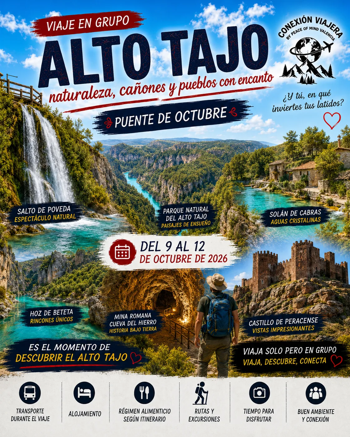Viaje al Parque Natural del Alto Tajo en el Puente de Octubre
