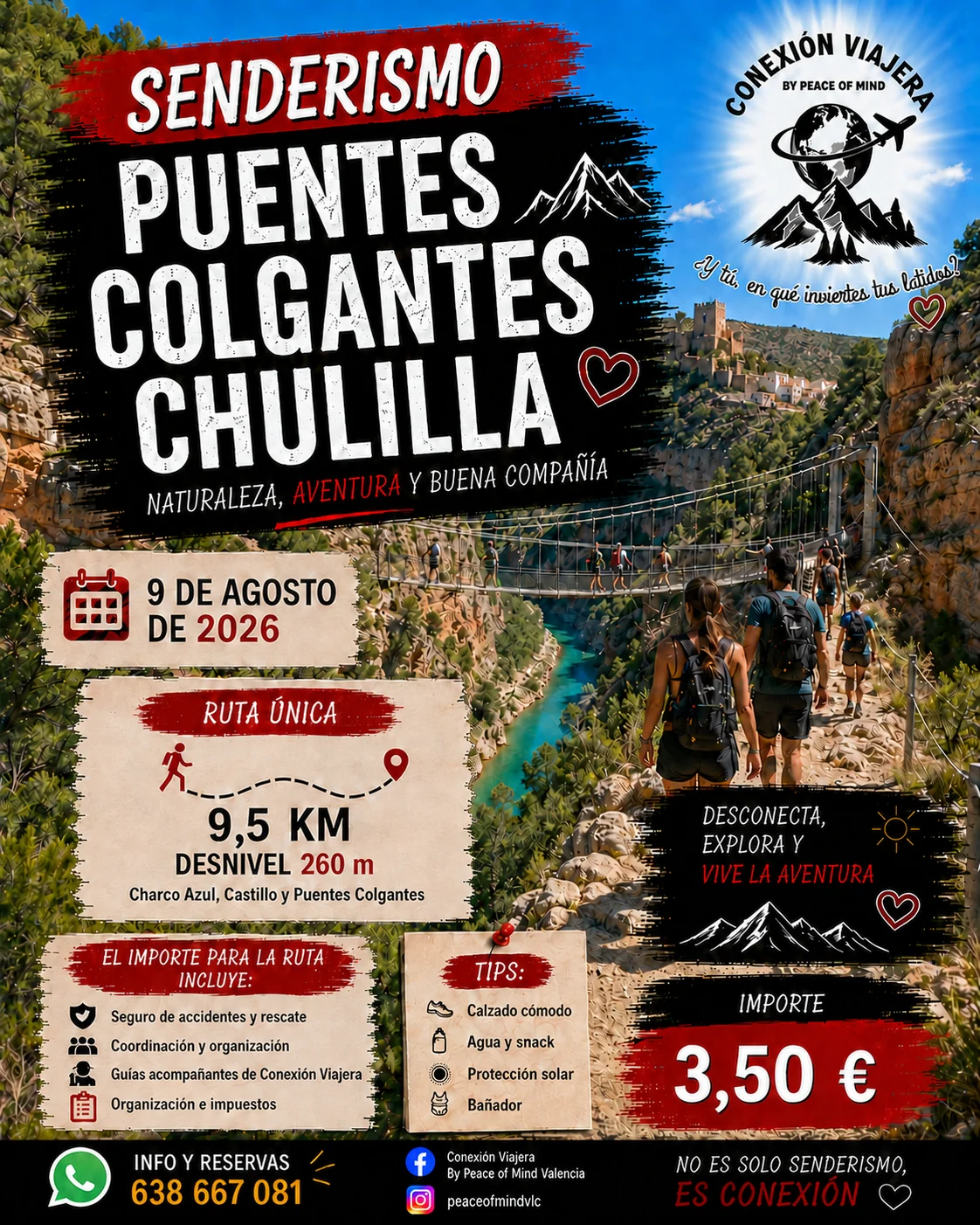 RUTA PUENTES COLGANTES CHULILLA