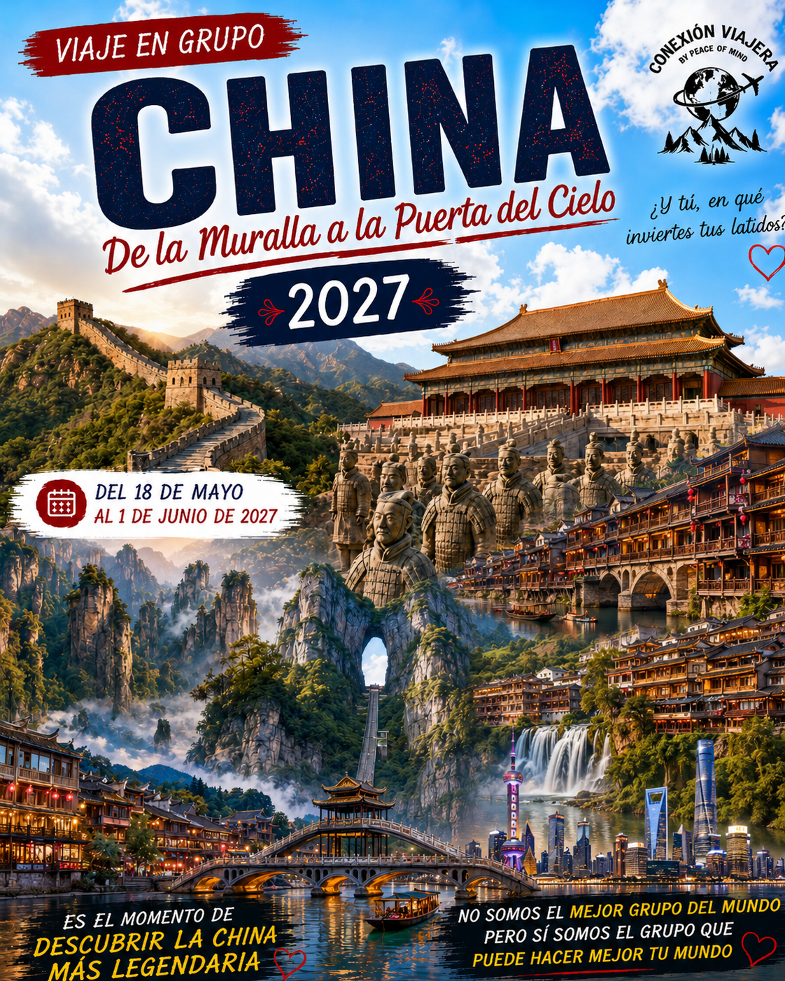 China: De la Muralla a la Puerta del Cielo