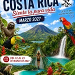 VIAJE A COSTA RICA MARO 2027