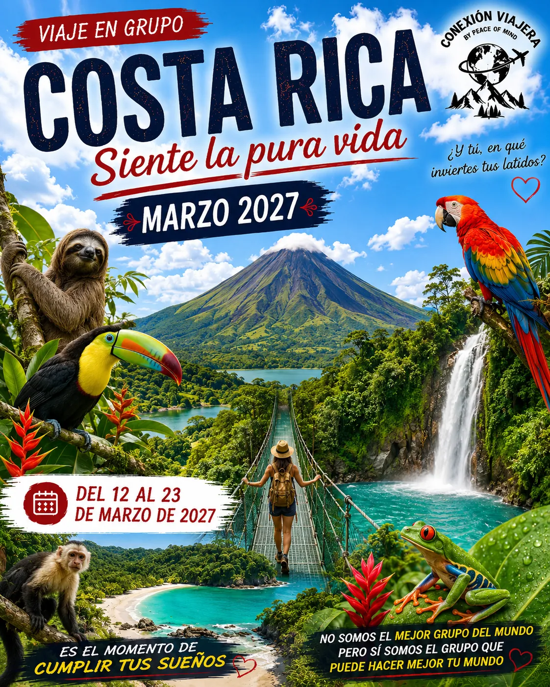 VIAJE A COSTA RICA MARO 2027