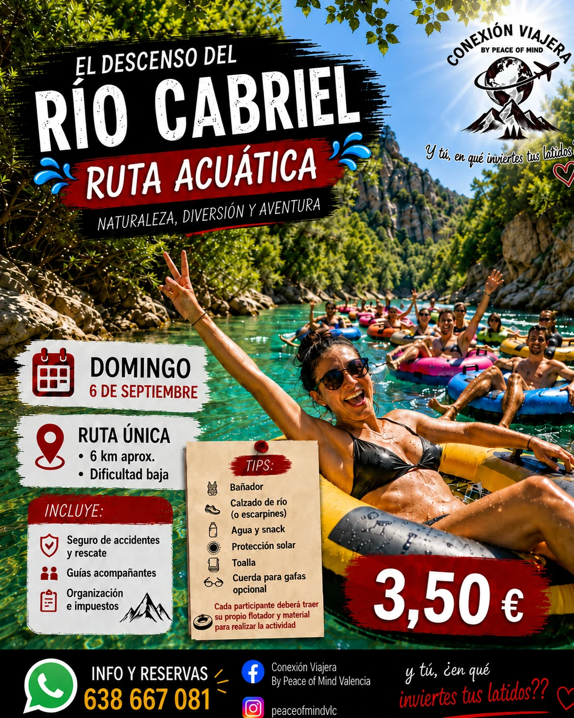 DESCENSO RÍO CABRIEL 6 SEPTIEMBRE