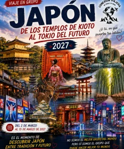 Japón 2027: De los Templos de Kioto al Tokio del Futuro