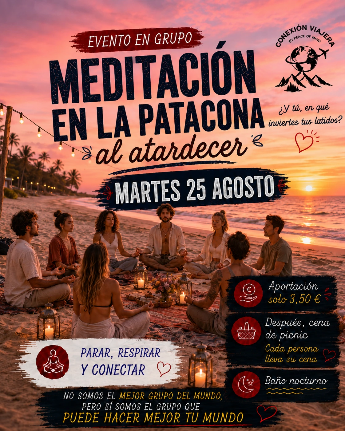 MEDITACIÓN EN LA PLAYA 25 DE AGOSTO