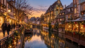 Colmar y Eguisheim en Navidad en Alsacia