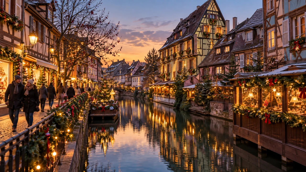 Colmar y Eguisheim en Navidad en Alsacia