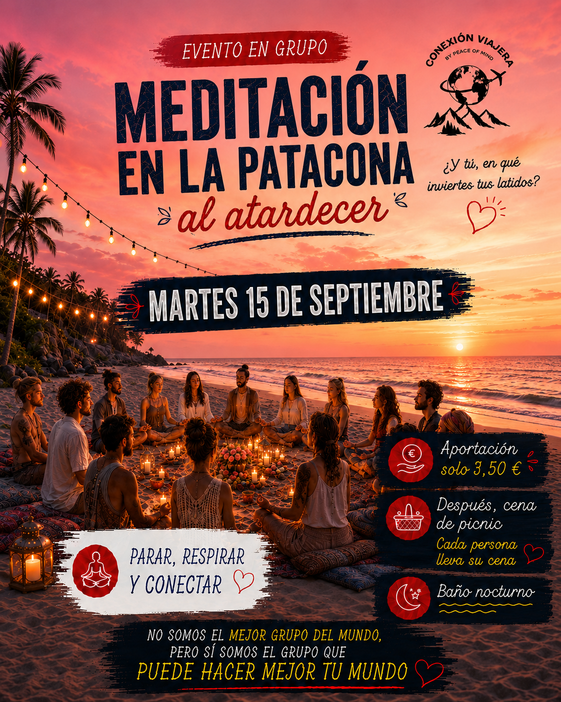 MEDITACIÓN EN LA PLAYA 15 DE SEPTIEMBRE