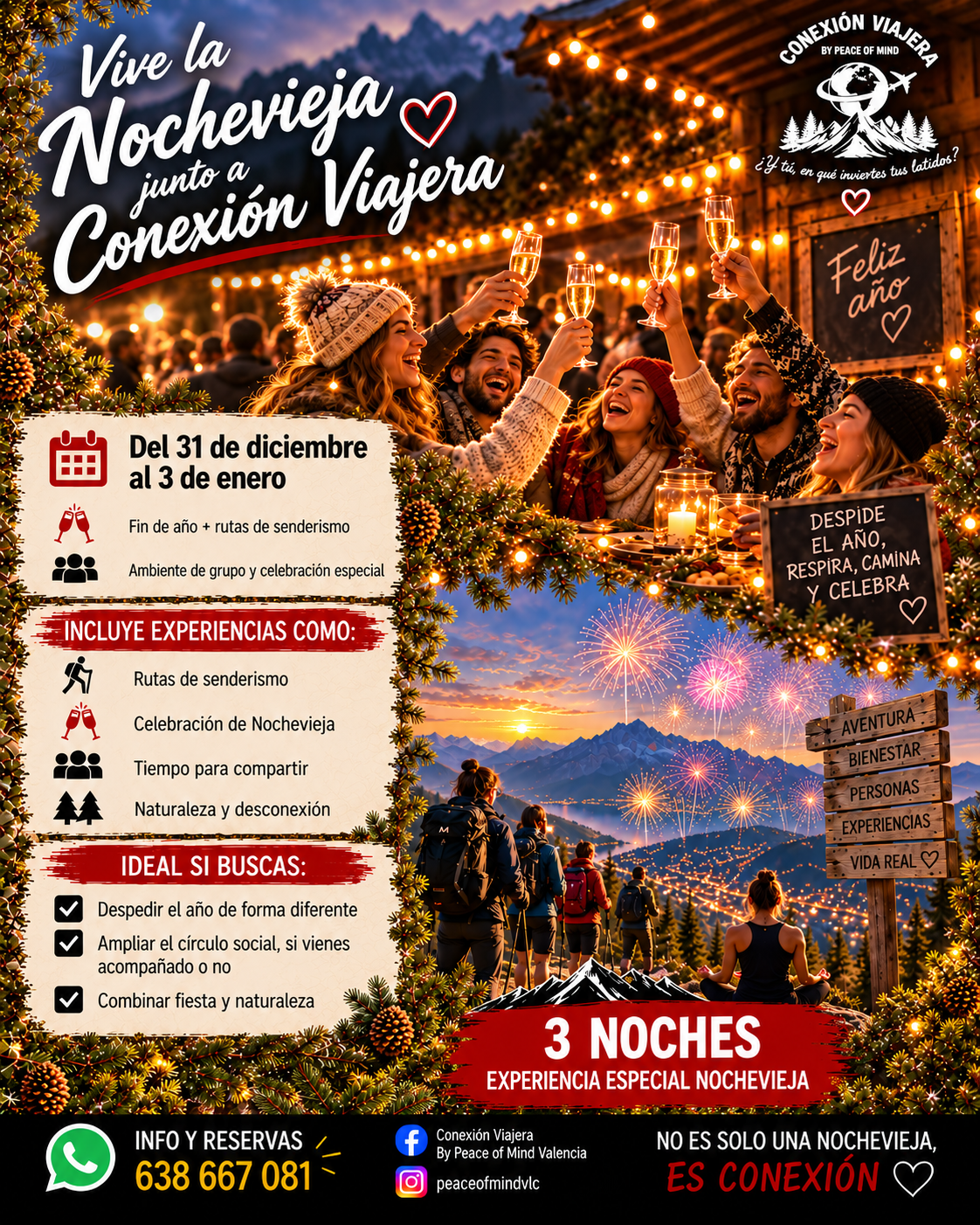 Vive la nochevieja junto a Conexión Viajera