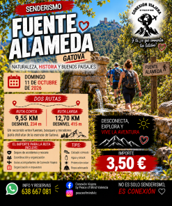 RUTA SENDERISMO FUENTE ALAMEDA GATOVA