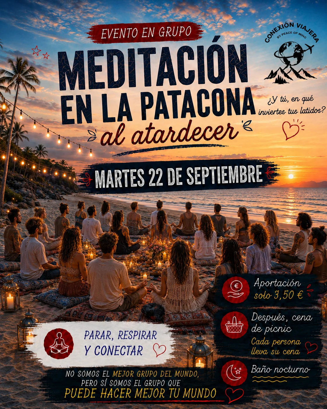 MEDITACIÓN EN LA PLAYA 22 DE SEPTIEMBRE