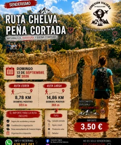 RUTA CHELVA PEÑA CORTADA