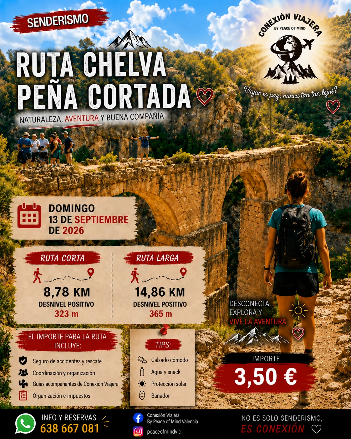 RUTA CHELVA PEÑA CORTADA