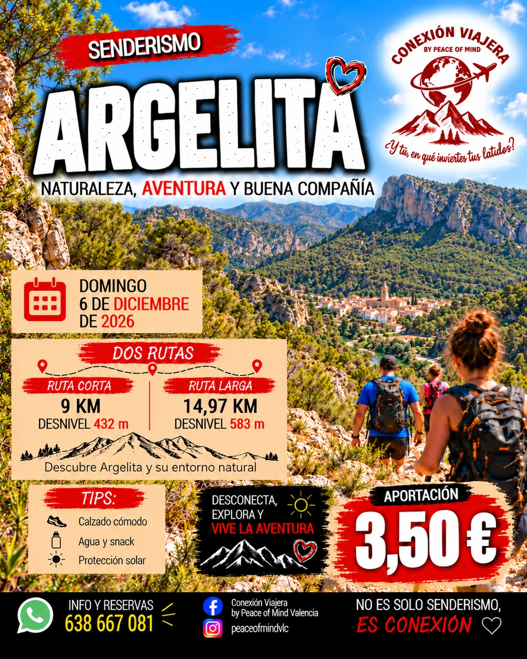 RUTA DE SENDERISMO EN ARGELITA