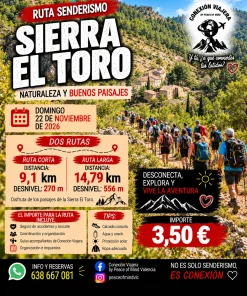 Ruta Senderismo Sierra del Toro