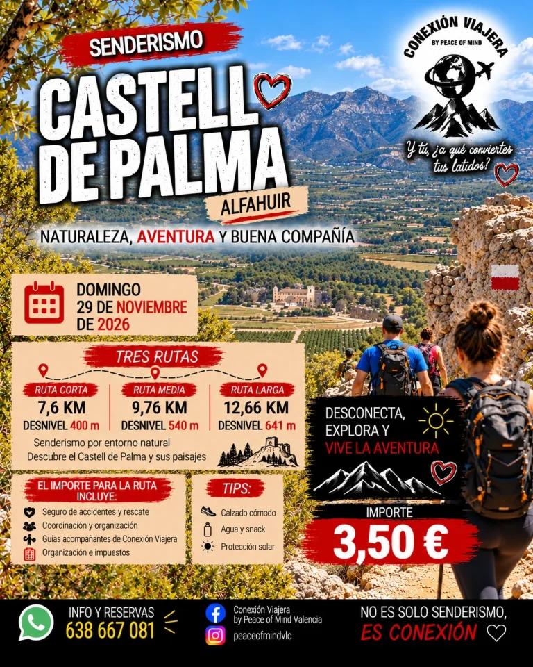 Senderismo Castell de Palma Alfahuir con Conexión Viajera